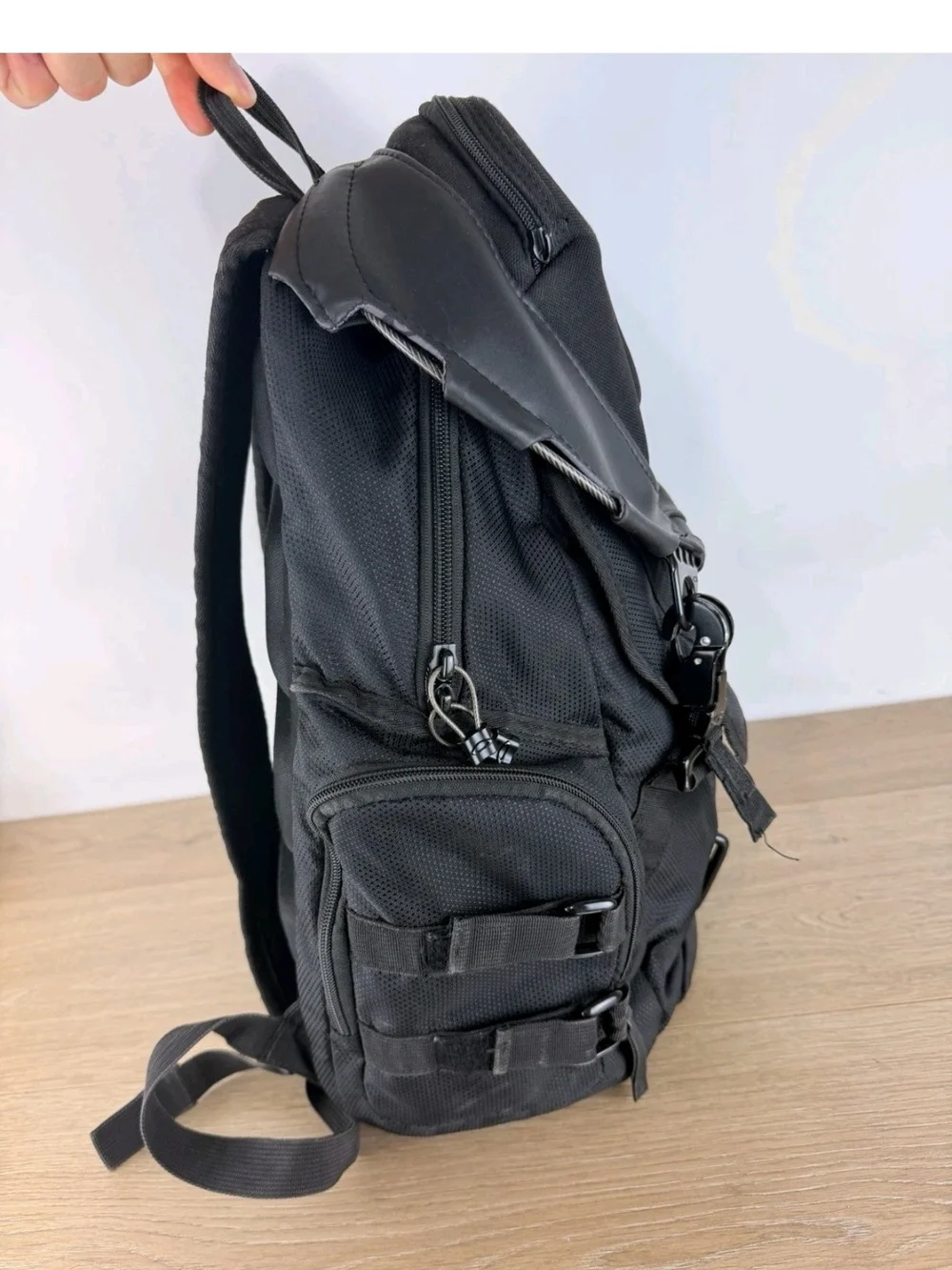 Oakley Bathroom Sink Backpack in the Stealth Black colorway Tactical Backpack